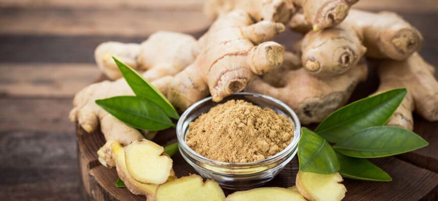 Ginger root to increase potency in men
