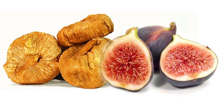 Figs in the diet will preserve male strength, eliminating problems with potency